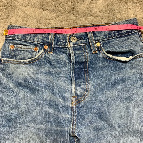 Levi's Wedgie Medium/Dark Wash Jeans - Picture 4 of 8